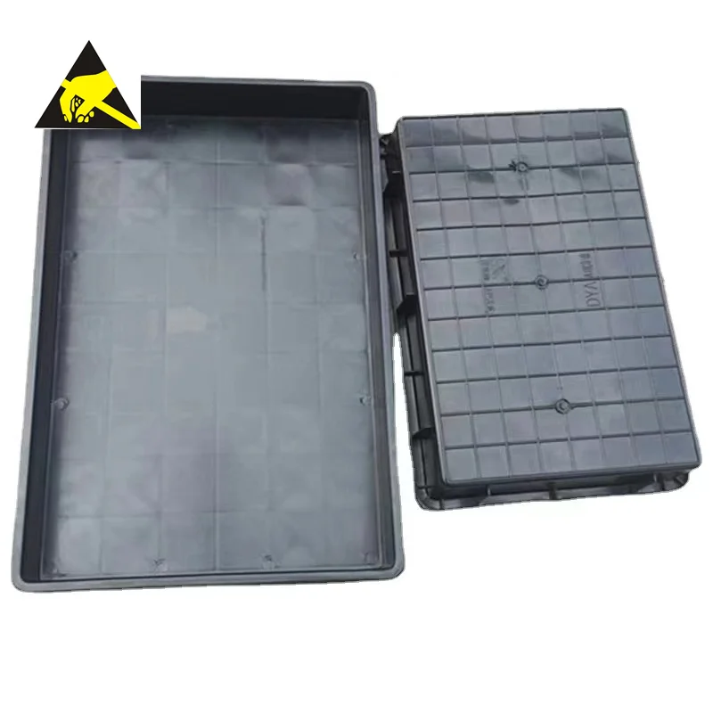 Time-Limited Colored Bins Small Case Storage Racks Anti Static Bag And Box Esd Container Tray