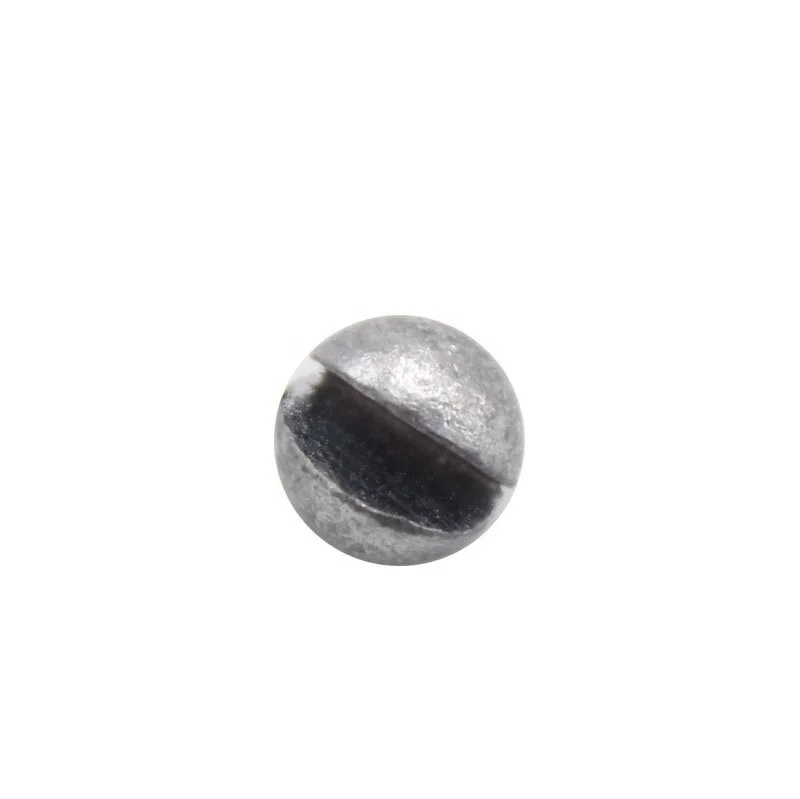100pcs/bag Copper ABS Fishing Weights Removable Sinkers Lead Split Shot Weights for Lake Stream Ocean Boat Fishing Snapper