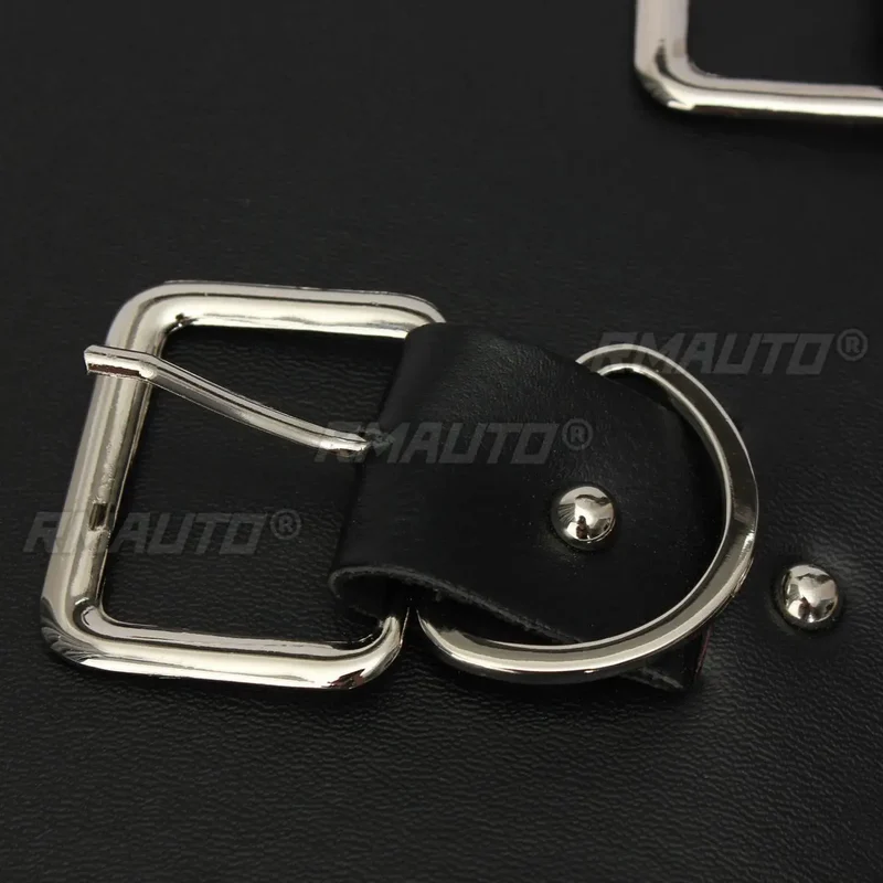 A Pair Universal PU Leather Saddle Bag Motorcycle Luggage Motorcycle Saddlebags Saddlebags Pouch for Harley Waterproof