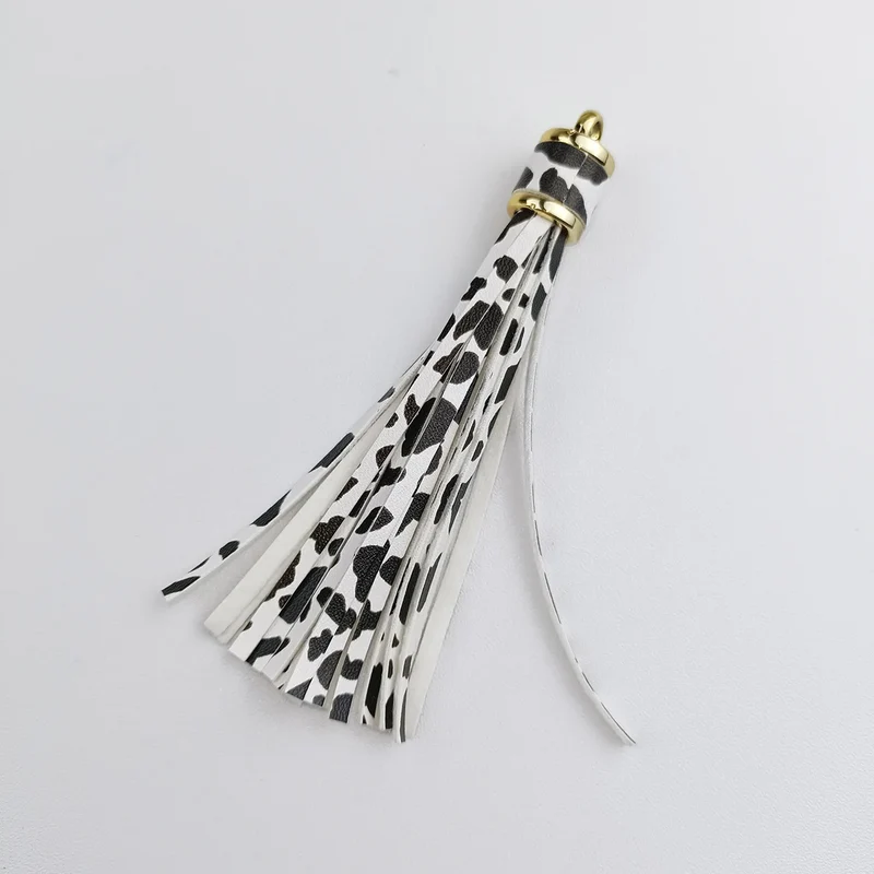 Length 10 cm Leather Tassel Artificial Leather Fringe for Festival Hangings Lantern Bag Bracelet Accessaries
