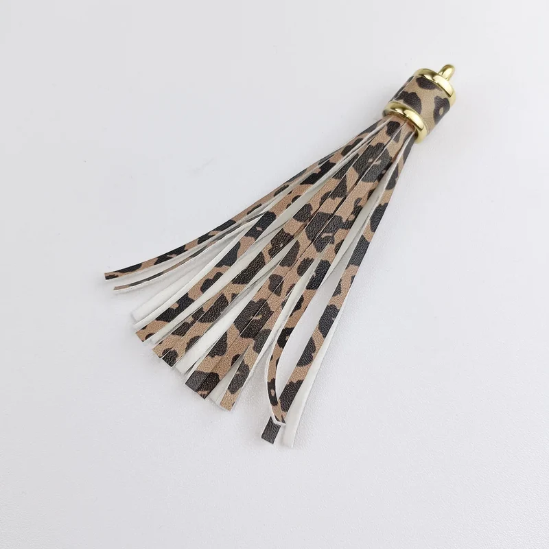 Length 10 cm Leather Tassel Artificial Leather Fringe for Festival Hangings Lantern Bag Bracelet Accessaries