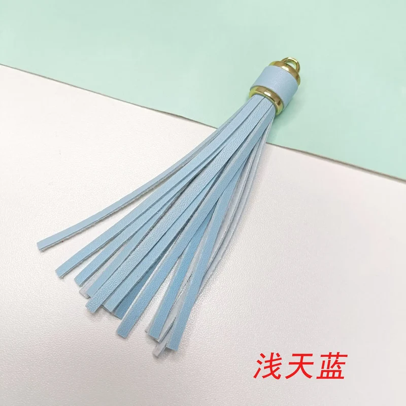 Length 10 cm Leather Tassel Artificial Leather Fringe for Festival Hangings Lantern Bag Bracelet Accessaries