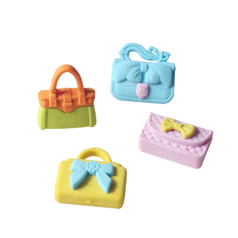 Cheapest School Used Simple and Practical Korean Cute Lovely Bag Style Pencil Eraser