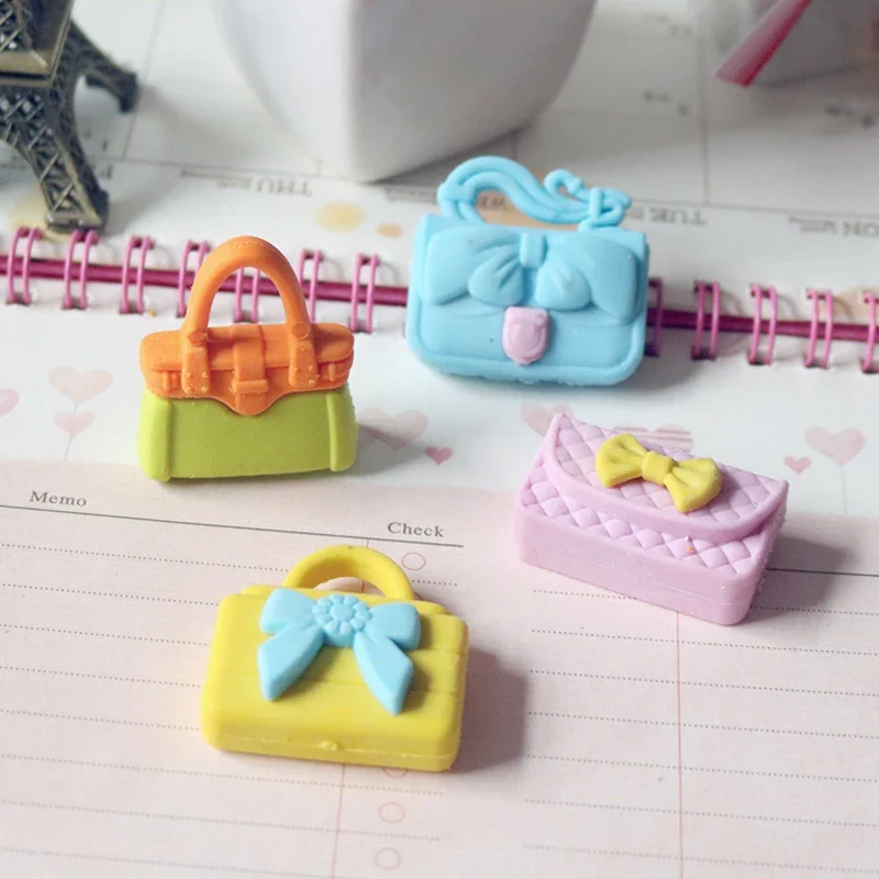 Cheapest School Used Simple and Practical Korean Cute Lovely Bag Style Pencil Eraser