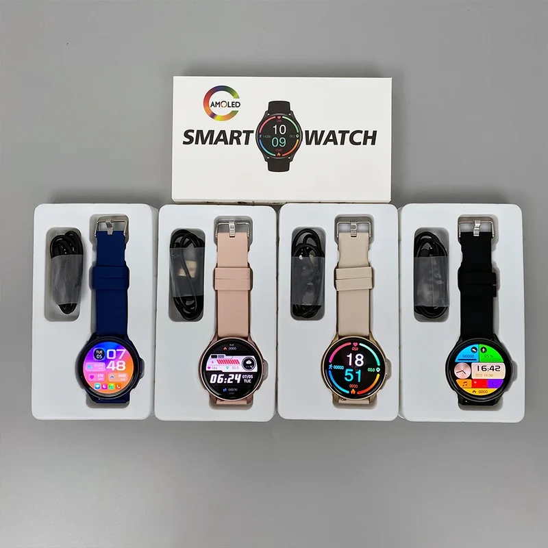 ZW60 1.43 Inch TFT Touch Screen Android Smart Watch Newest Model with Heart Rate Monitor GPS Navigation Compass IP67 Waterproof