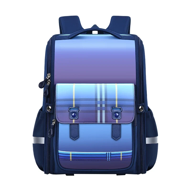 Waterproof Polyester Ultra-Light 20-36L Large Capacity with Air Cushion Belt Soft Handle England Style School Backpack