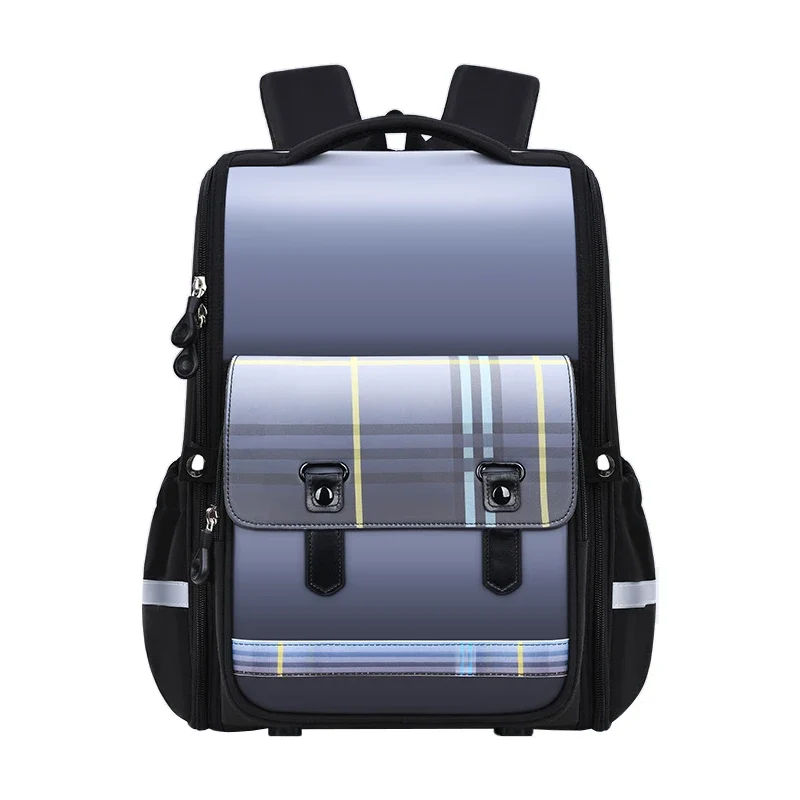 Waterproof Polyester Ultra-Light 20-36L Large Capacity with Air Cushion Belt Soft Handle England Style School Backpack
