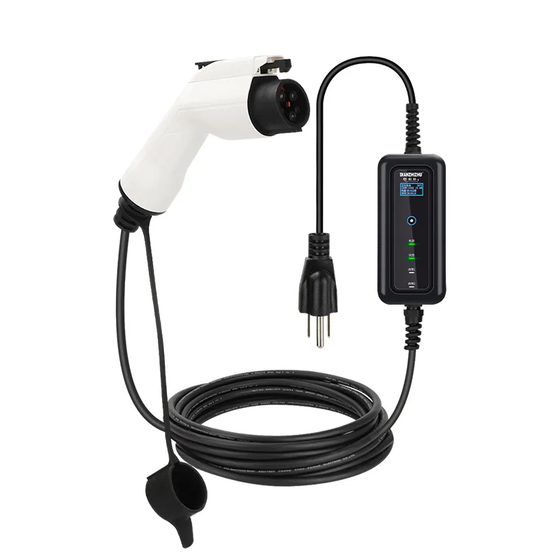 Type 1 to Type 2 Ev Charging Cable 8A/10A/13A/16A Ev Onboard 3.5kw Ev Charger Type 2 Electric Car Charging Stations