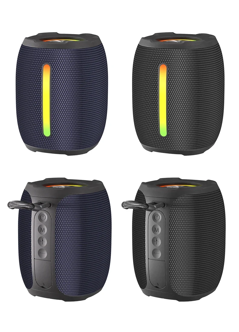 New Arrival Smart Led Wireless Charger Blue Tooth Speaker With Desktop Colorful Led Smart Speakers