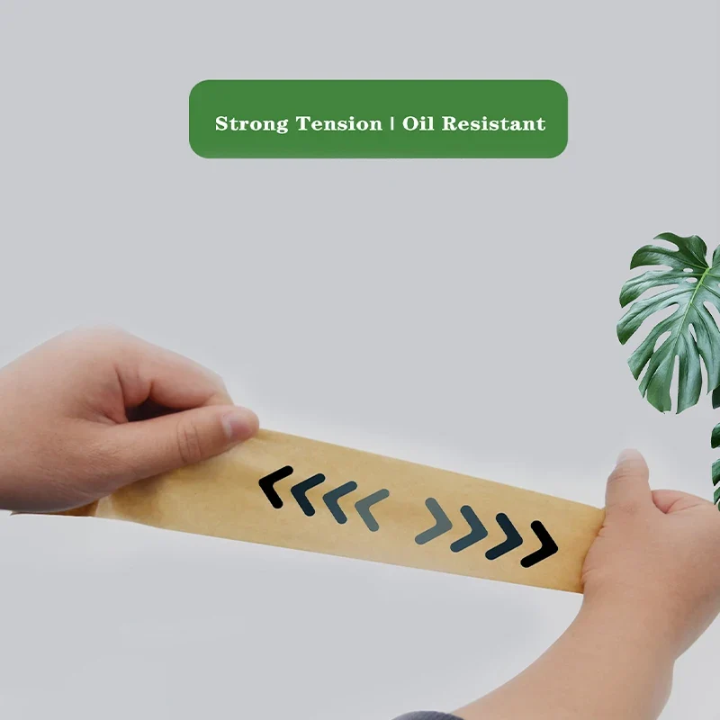 Wholesale Factory Custom PE Eco-Friendly Degradable Self Adhesive Packaging Kraft Paper Packing Tape