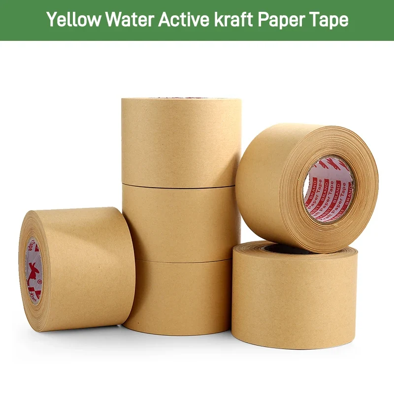 Wholesale Factory Custom PE Eco-Friendly Degradable Self Adhesive Packaging Kraft Paper Packing Tape