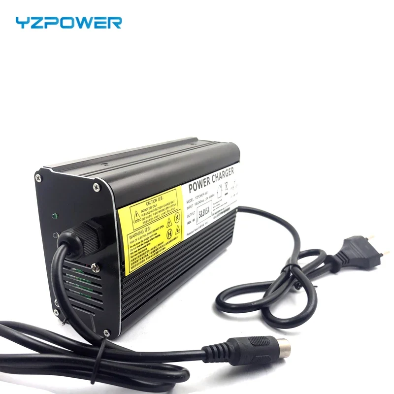 For YZPOWER 29.2v10a 8s Battery Charger for 24V 10A Lifepo4 Electric Standard Battery 2-Year AC with DC Port