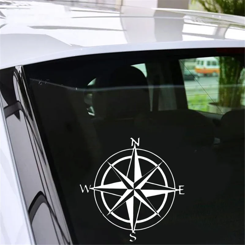 Compass Car Compass Stickers Laptop Vinyl Decal Notebook Car Truck Decor Vinyl Sticker Gift Die Cut Decals Latop Window Glass