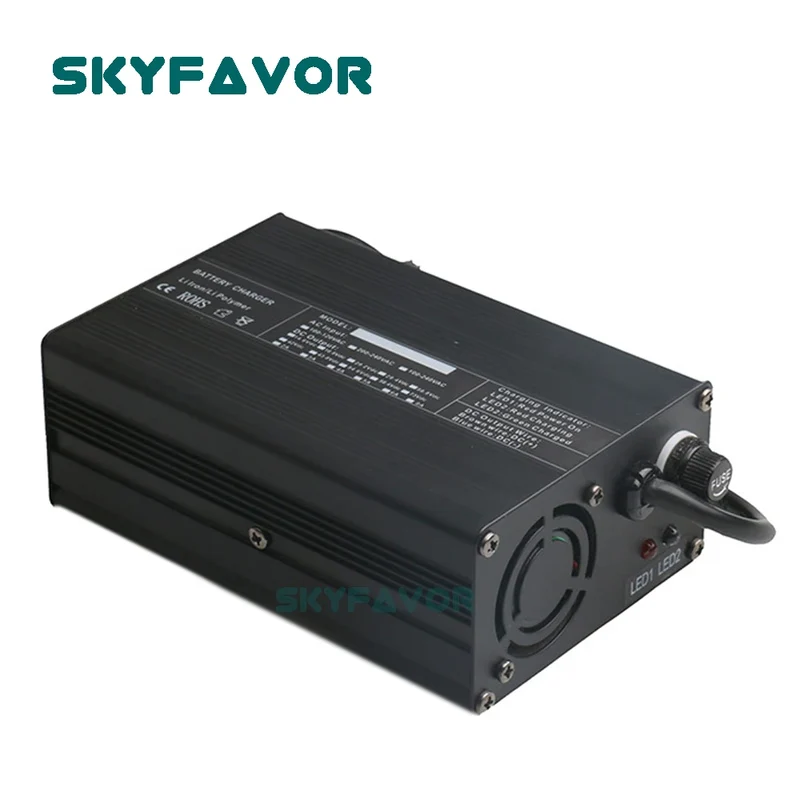 Customized 180W Series 12V 10A 24V 5A 36V 4A 48V 3A 60V 2.5A 72V 2A Battery Charger for Lead Acid or Lithium or LifePO4 Battery