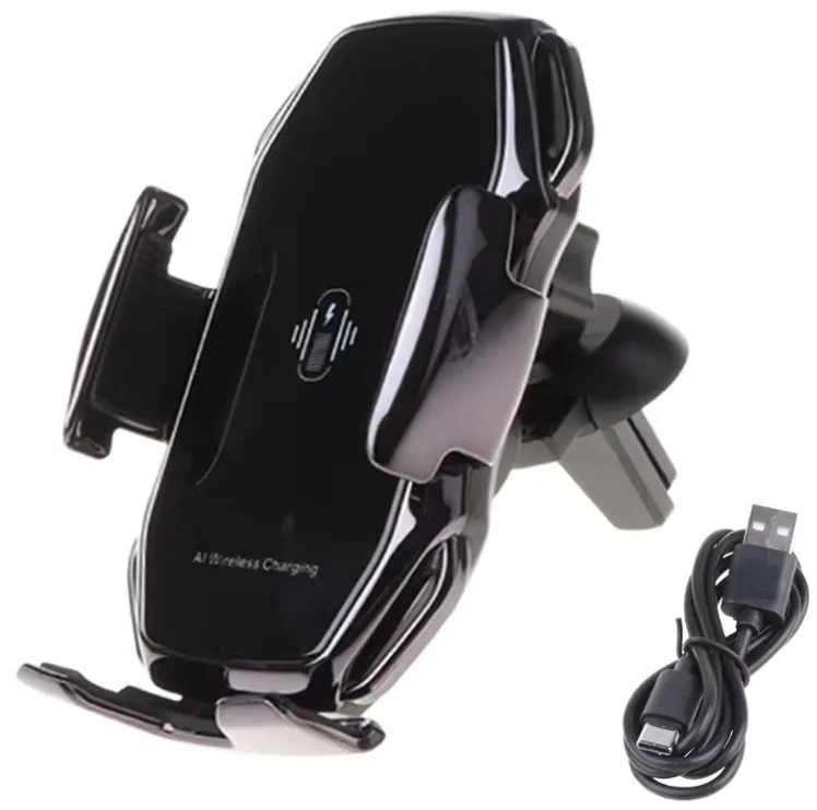 A5 Car Wireless Charger Type-c Mobile Phone Holder Infrared Automatic Induction Opening and Closing Support Max 15w Output