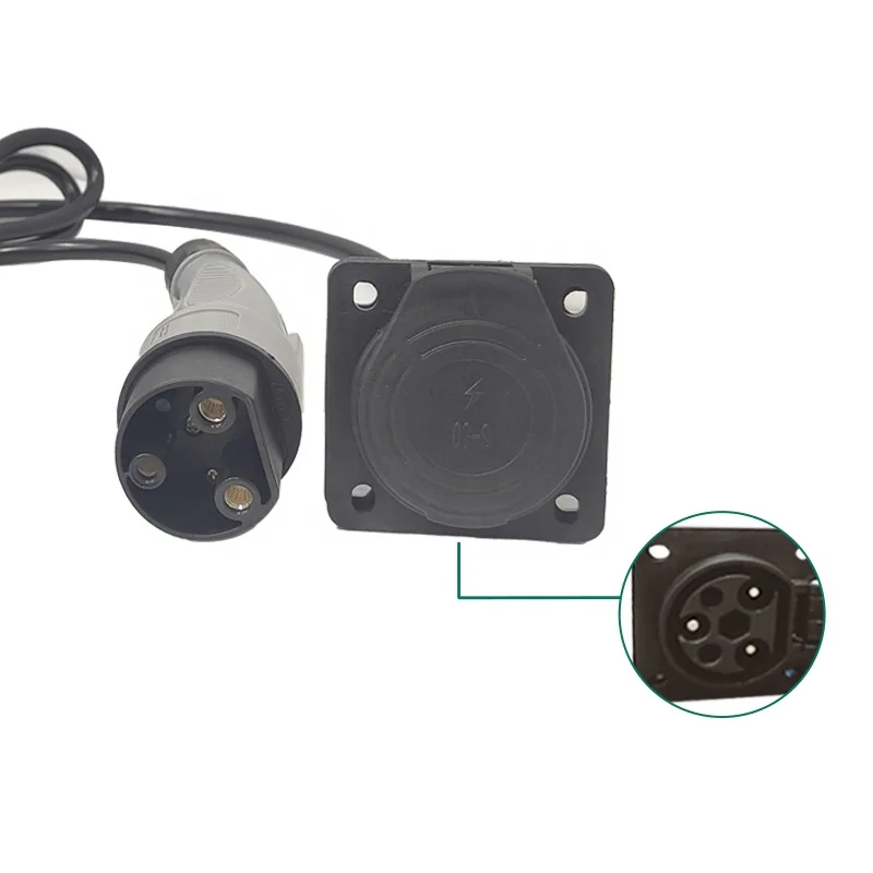 Lonrun Golf Cart Charger S60 1.35M Cable Length Customizable Read to Ship S60 Charger Plug