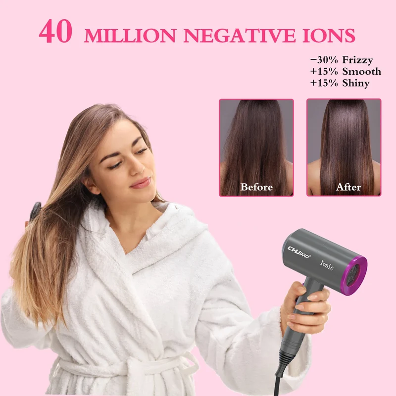 Wholesale Professional Salon Household Negative Ionic Hair Dryer 2000W AC Motor Hot Cool Hair Dryer With Diffuser