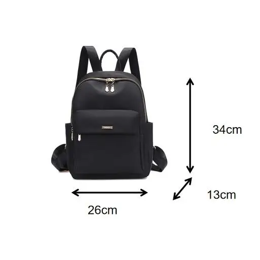 2026 Girls Lightweight Polyester Backpack Large Capacity New Trendy Versatile Casual Neutral Material