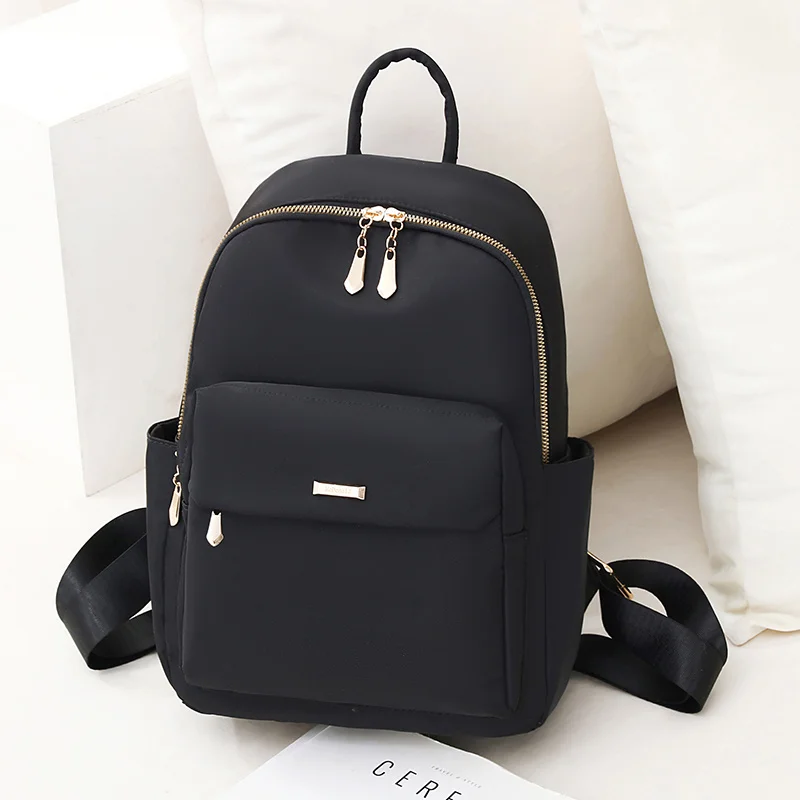 2026 Girls Lightweight Polyester Backpack Large Capacity New Trendy Versatile Casual Neutral Material