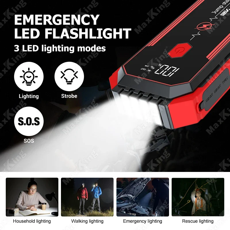 20000mah Jump-starter Portable Jump-starter Power Bank Super Capacity Jump-starter