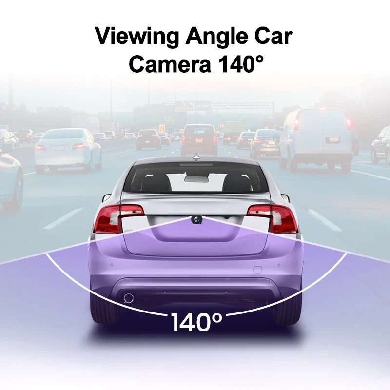Car rear view camera AHD 720P Resolution Waterproof 140° Wide-angle reverse backup parking camera for Junsun DVD car accessories