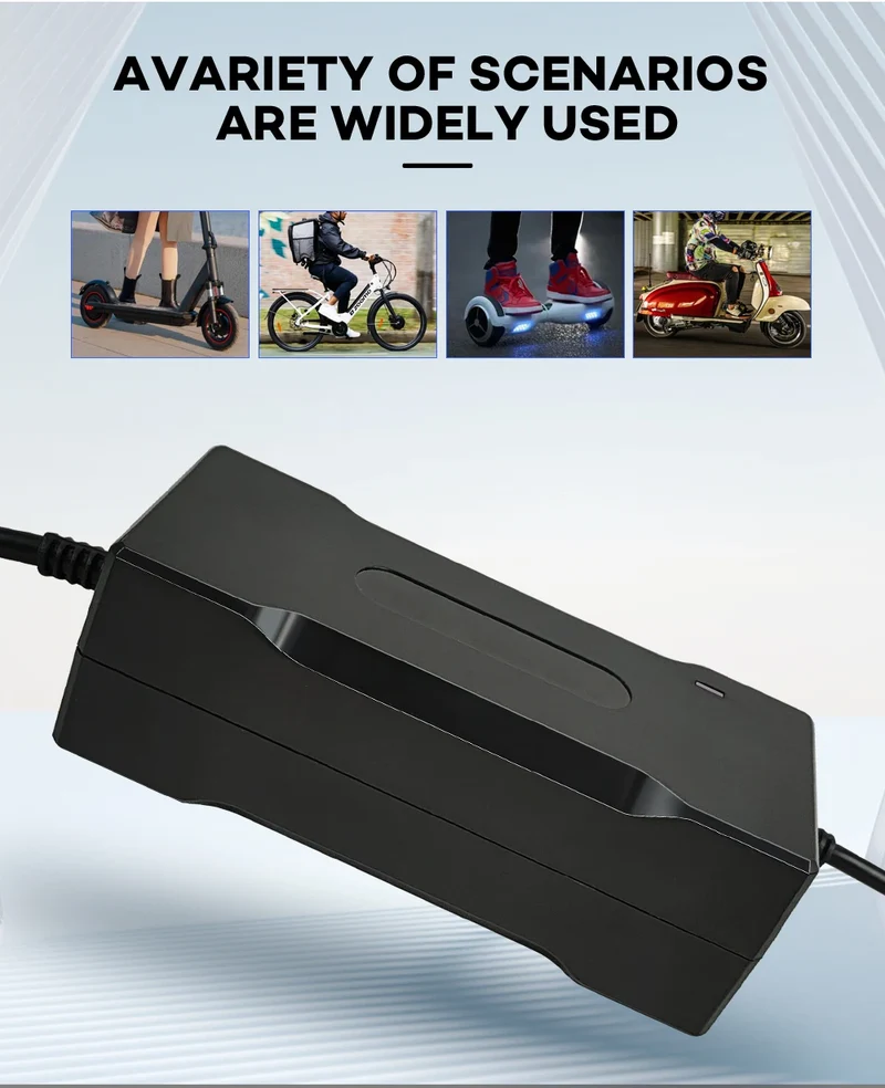 High Quality Aluminum Foldable 130W DC Port OTP Laptop Charger Adapter for Ebike Scooter with 36-Month Warranty