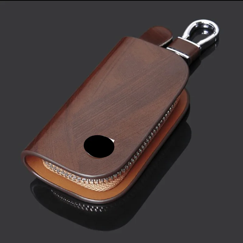 Universal Car Key Bag Cover Case Leather Key Wallet For Opel Chevrolet Jeep Hyundai Ford Mazda Nissan Infiniti Car Accessories