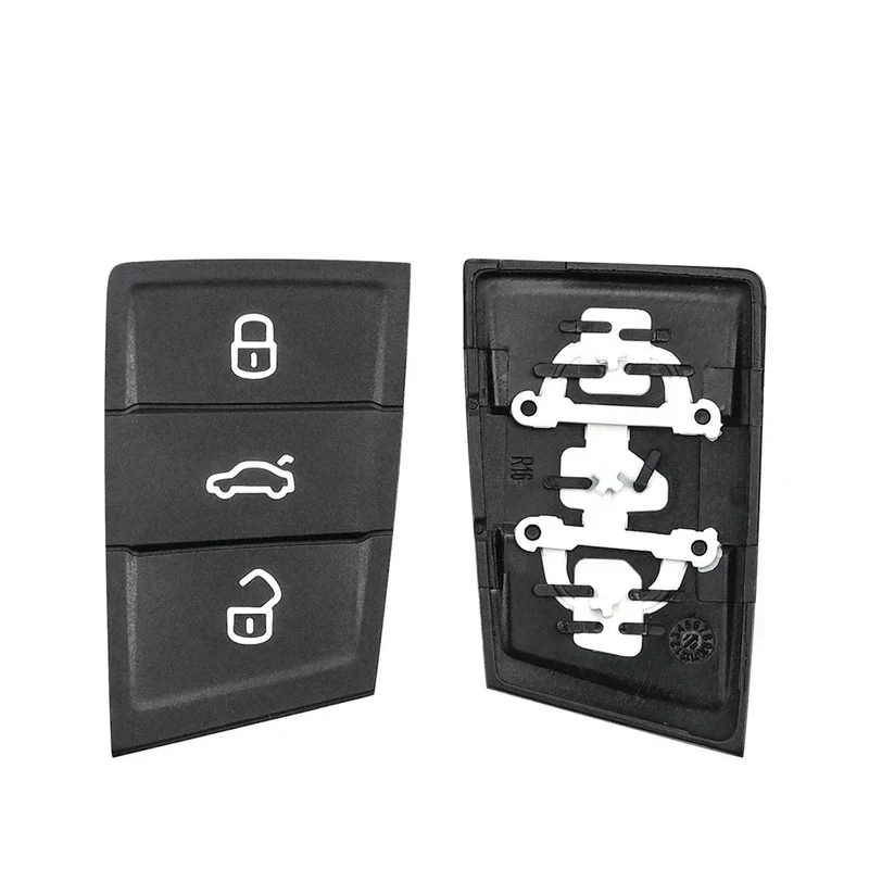 KEYYOU 1PCS Car Key Buttons Pad For VW Golf Mk7 Gol Key For Skoda Rapid superb yeti For Seat ibiza altea leon Car Accessories