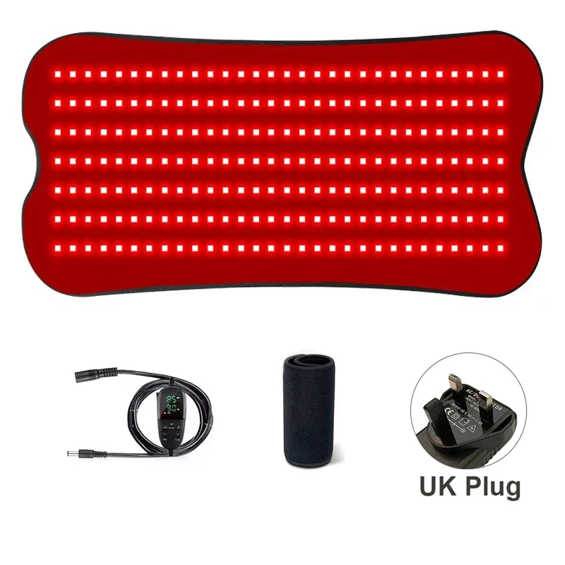 210pcs LED Bead Red Light Belt Red Infrared Light Therapy Pad LED Beauty Devices for Face and Body Back Knee Hands Feet Relief