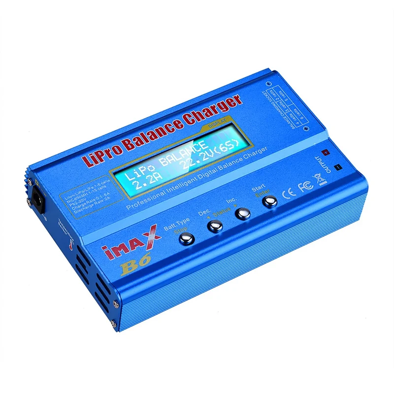 HTRC Imax B6 80W Battery Charger Lipo NiMh Li-ion Ni-Cd Digital RC IMAX B6 Lipro Balance Charger Discharger Without Adapter