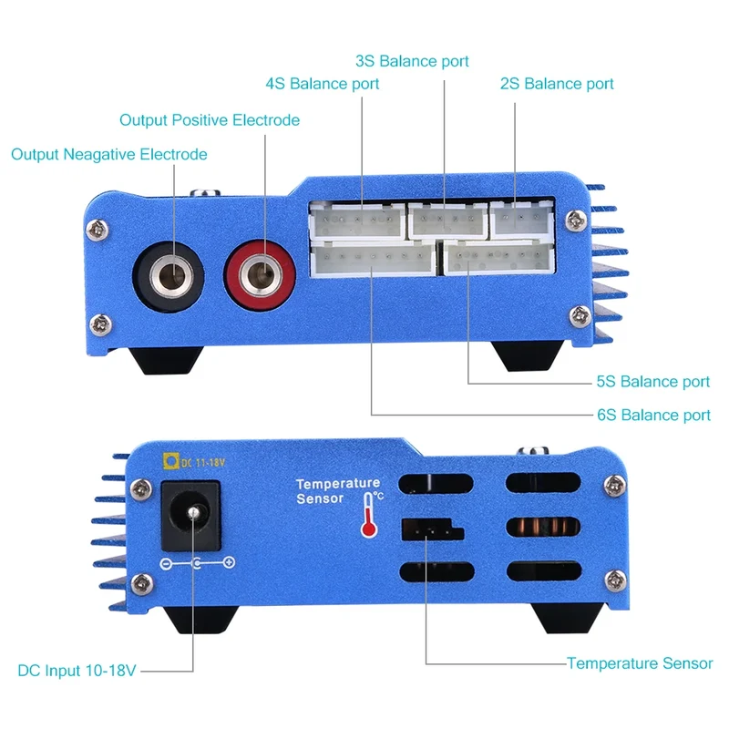 HTRC Imax B6 80W Battery Charger Lipo NiMh Li-ion Ni-Cd Digital RC IMAX B6 Lipro Balance Charger Discharger Without Adapter