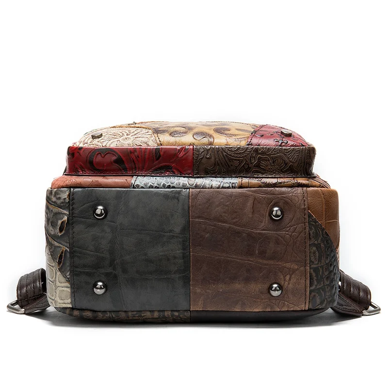Marrant Genuine Leather Vintage Girls Backpack High-quality Large-capacity Woman Backpack Luxury Leather Backpack