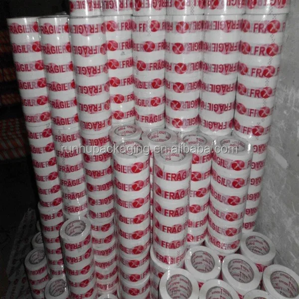 Customised 75 mm PP Water Activated Packing Tape Printed Packaging Tape for Count Packing Line Adhesive Paper & Film Product