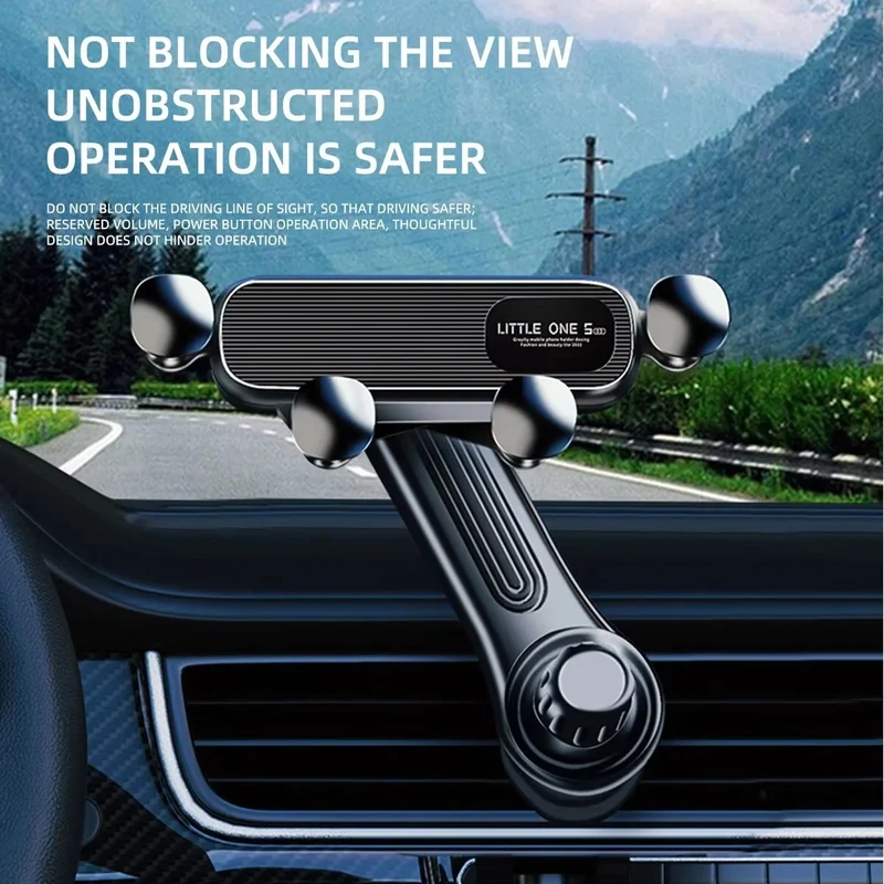 Gravity Car Phone Holder Car Air Vent Phone Mount Universal Shockproof Holder Mount Clip