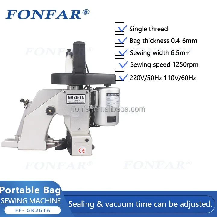 Mini Portable Sewing Machine\Ce Certified Bag Sewing Machine Sack Sewing Machine