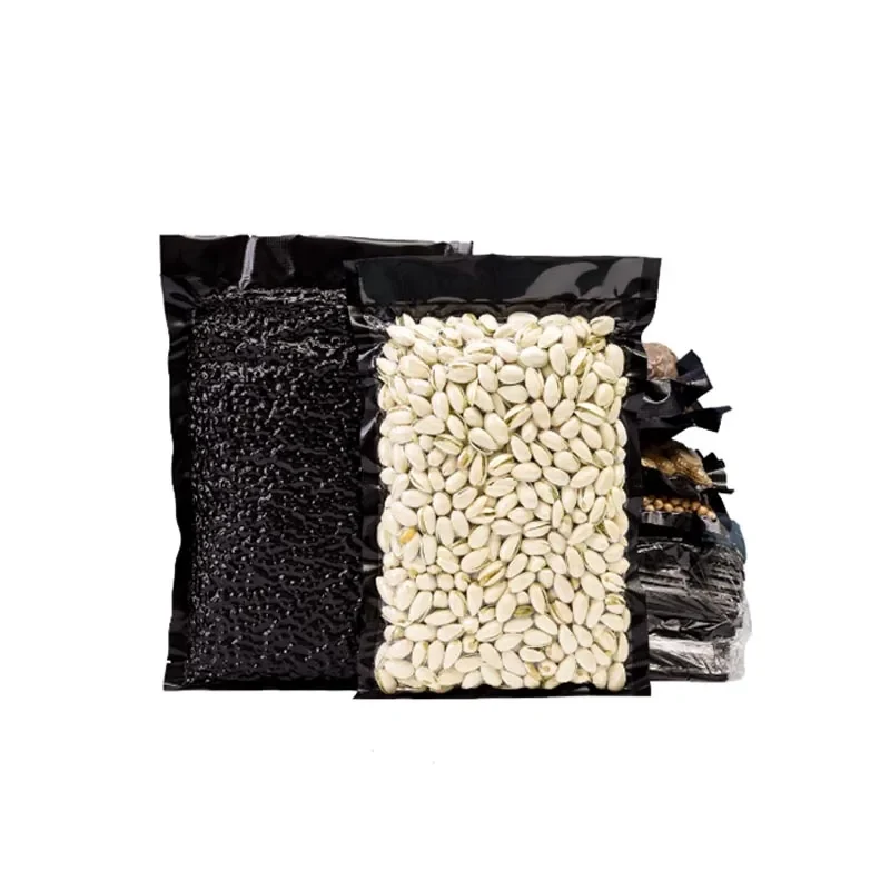 clear Smooth and Black Embossed Food Saver Vacuum Seal Roll Bag