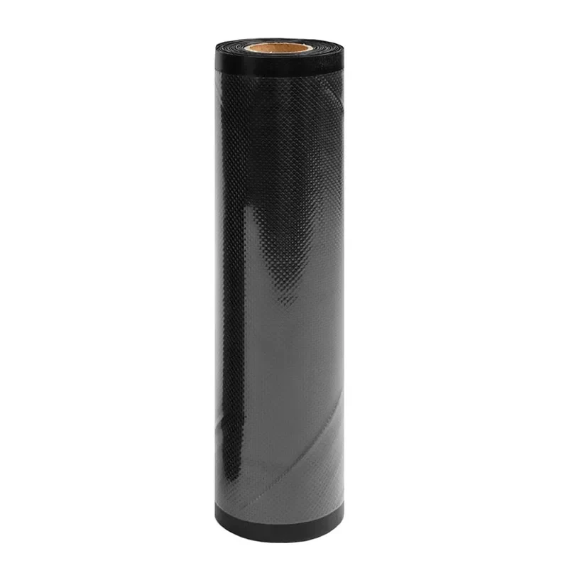 clear Smooth and Black Embossed Food Saver Vacuum Seal Roll Bag