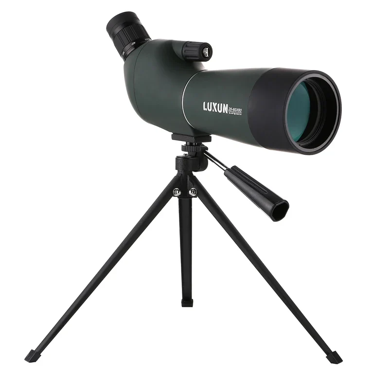20-60x60 Spotting ScopeTelescope Portable Travel Scope Monocular Telescope with Tripod Carrying Bag Birdwatch Hunting Monocular