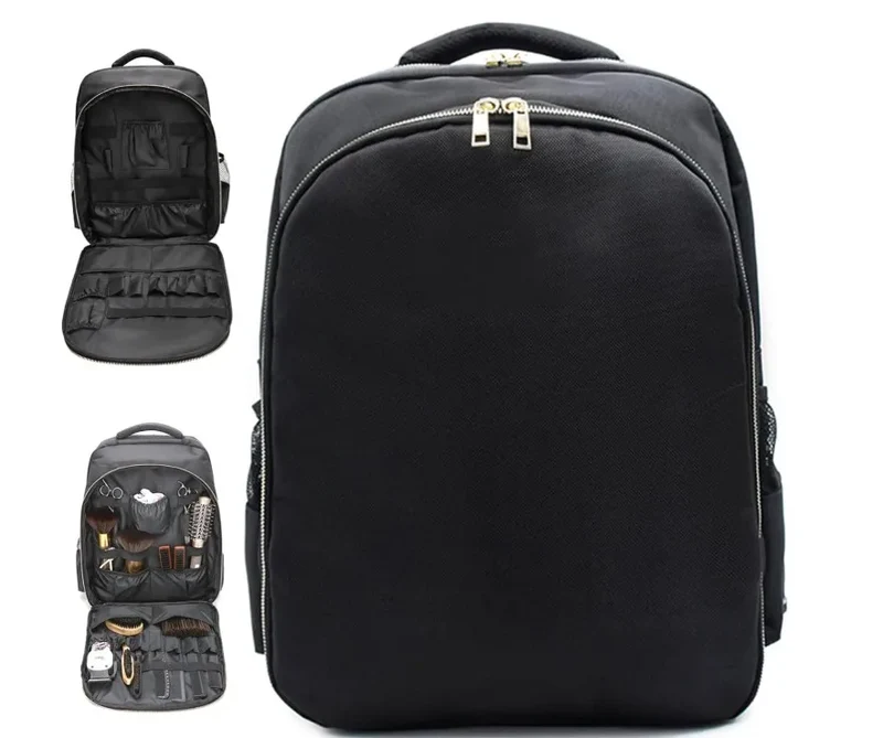 Custom Fashion Hairdressing Tool Bag with Tool Pouch the Functional Haircut Barber Bag for the Salon