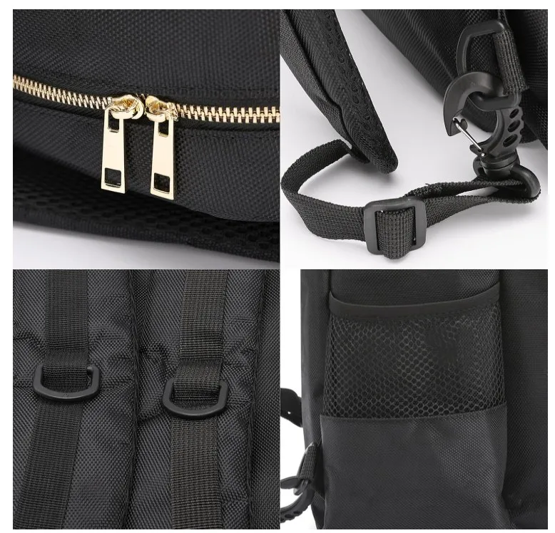 Custom Fashion Hairdressing Tool Bag with Tool Pouch the Functional Haircut Barber Bag for the Salon