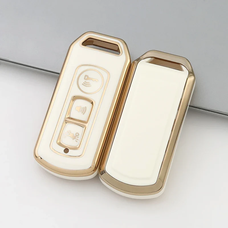 Premium Soft TPU Car Key Case Cover Shell for Honda Motorcycle PCX150 Click Vario 350 Ns125la Key Rings Keychain Bag Factory