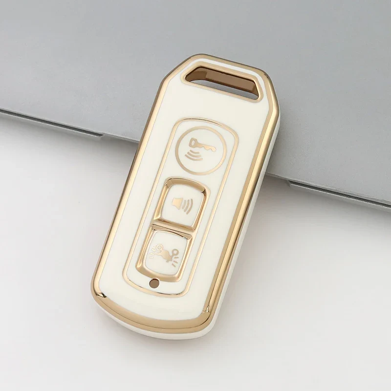 Premium Soft TPU Car Key Case Cover Shell for Honda Motorcycle PCX150 Click Vario 350 Ns125la Key Rings Keychain Bag Factory