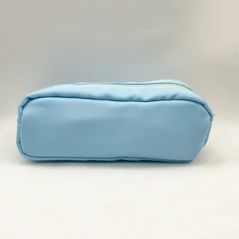 RTS Stock Nylon Girls Durable Colorful Simple School Bag Holder Storage Pouch Bag Gift Cute Marker Pen Classic Slim Pencil Case