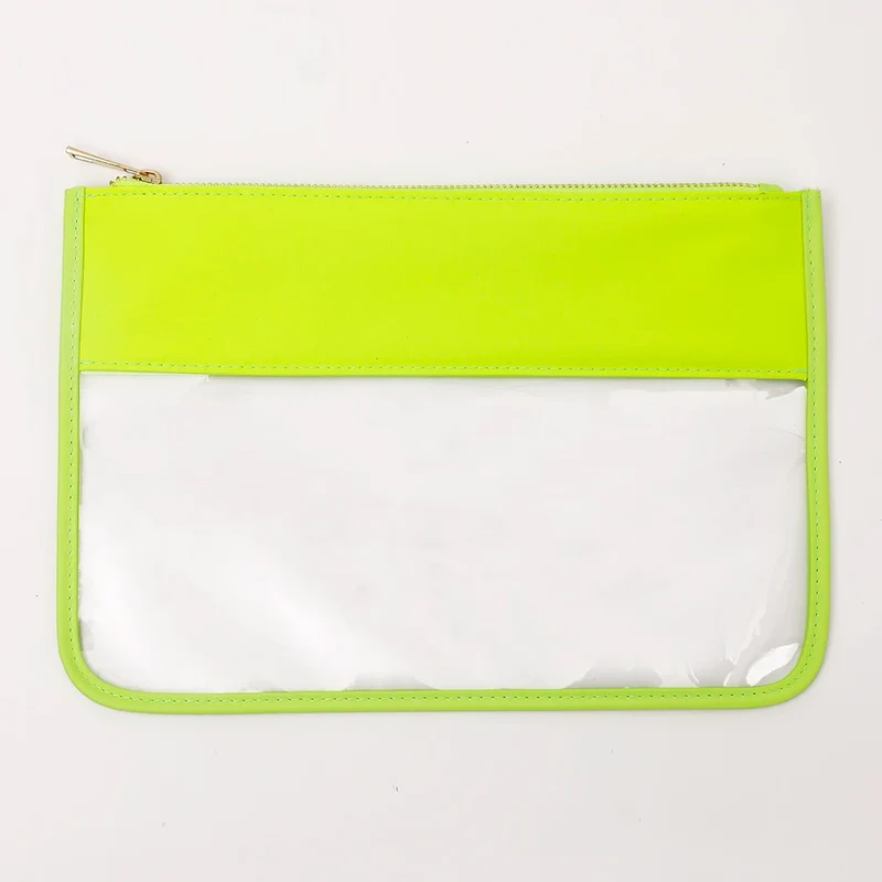 RTS Stock Nylon Girls Durable Colorful Simple School Bag Holder Storage Pouch Bag Gift Cute Marker Pen Classic Slim Pencil Case