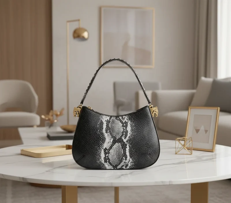 Super Product Fashion Ladies Shoulder Bag Quality Snack Leopard Printing Handbag Women Luxury Designer Bag Factory Outlet 32 cm