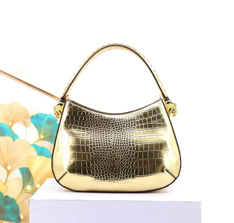 Super Product Fashion Ladies Shoulder Bag Quality Snack Leopard Printing Handbag Women Luxury Designer Bag Factory Outlet 32 cm