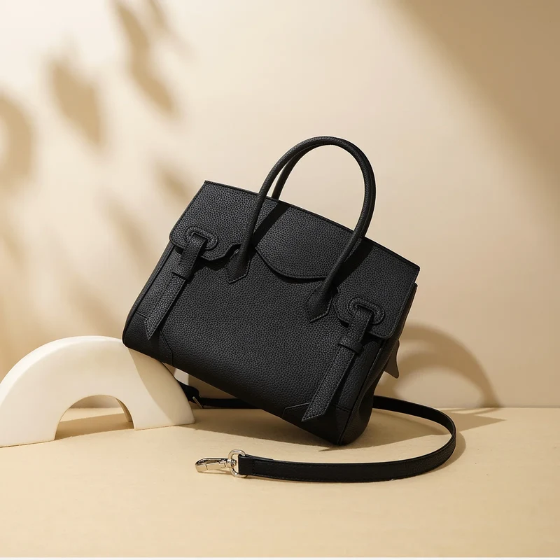 Autumn Winter Togo Top Cowhide Platinum Bag Stylish Luxury Crossbody Commuting Handbag Tote Versatile Leather Lining for Gifts