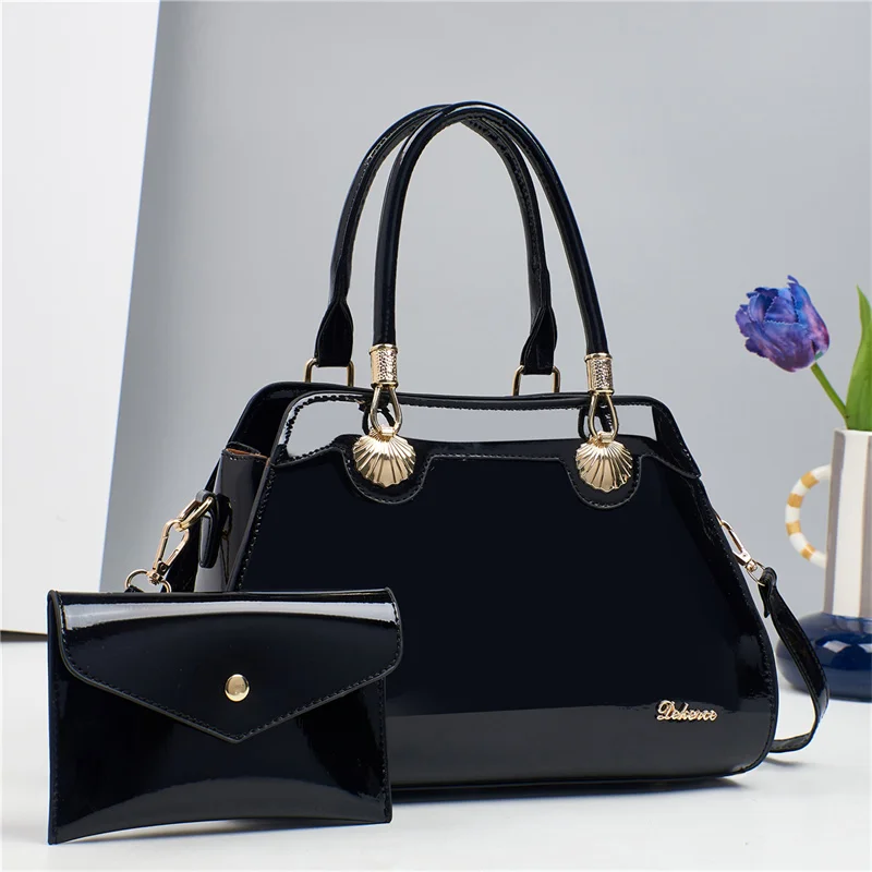 New Arrival Large Capacity Women's PU Casual Tote Bag Cross Body Style with Zipper Closure Lady's Handbag