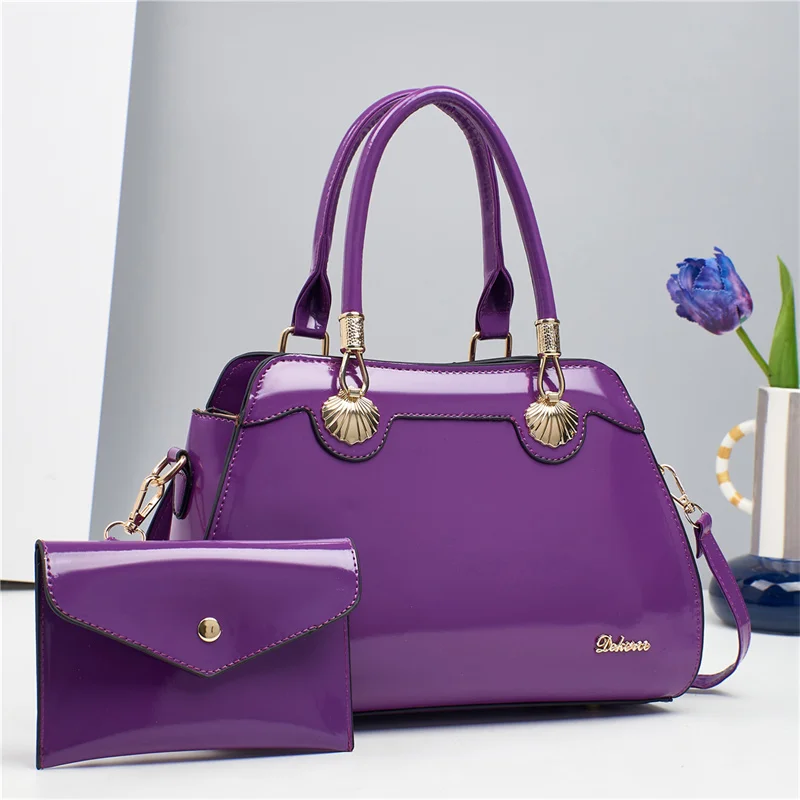 New Arrival Large Capacity Women's PU Casual Tote Bag Cross Body Style with Zipper Closure Lady's Handbag