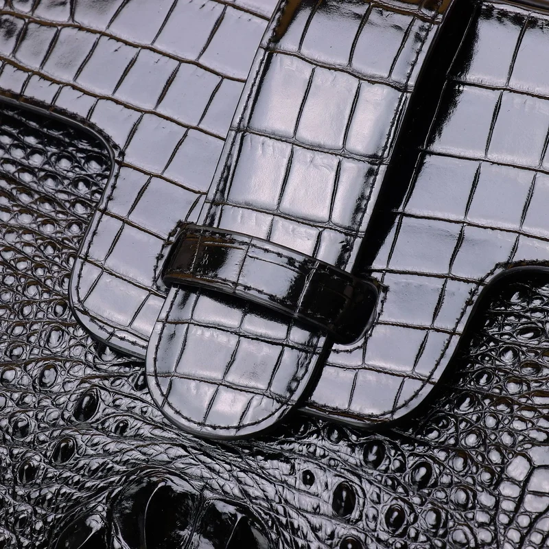 2025 New Luxury Trendy High Quality Crocodile Pattern Shoulder Bag for Women, Large Capacity Fashionable Handbag